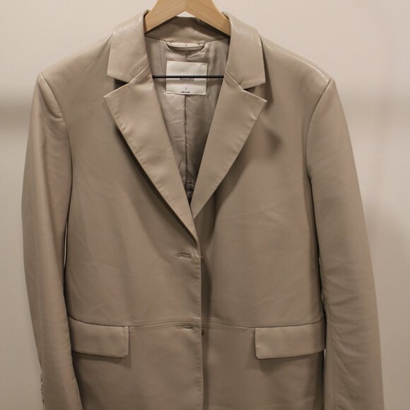 aritzia oversize leather blazer - Picture 2 of 6